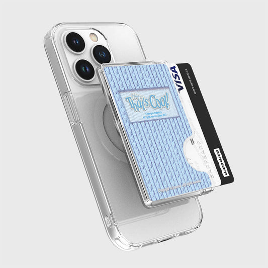 EARP EARP COOL KNIT-SKY BLUE (Magsafe Card Zip)