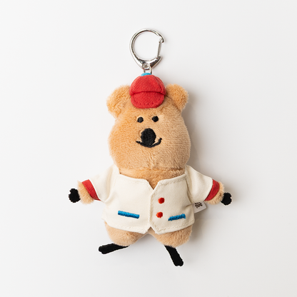 Dinotaeng Quokka Home Run Flatfur Keyring (5款)