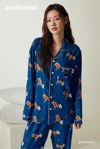 Dinotaeng Pajamas Set 長袖 冬季睡衣套裝