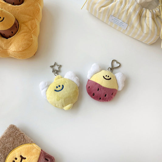 Second Morning Angel Plush Mirror 毛絨隨身鏡