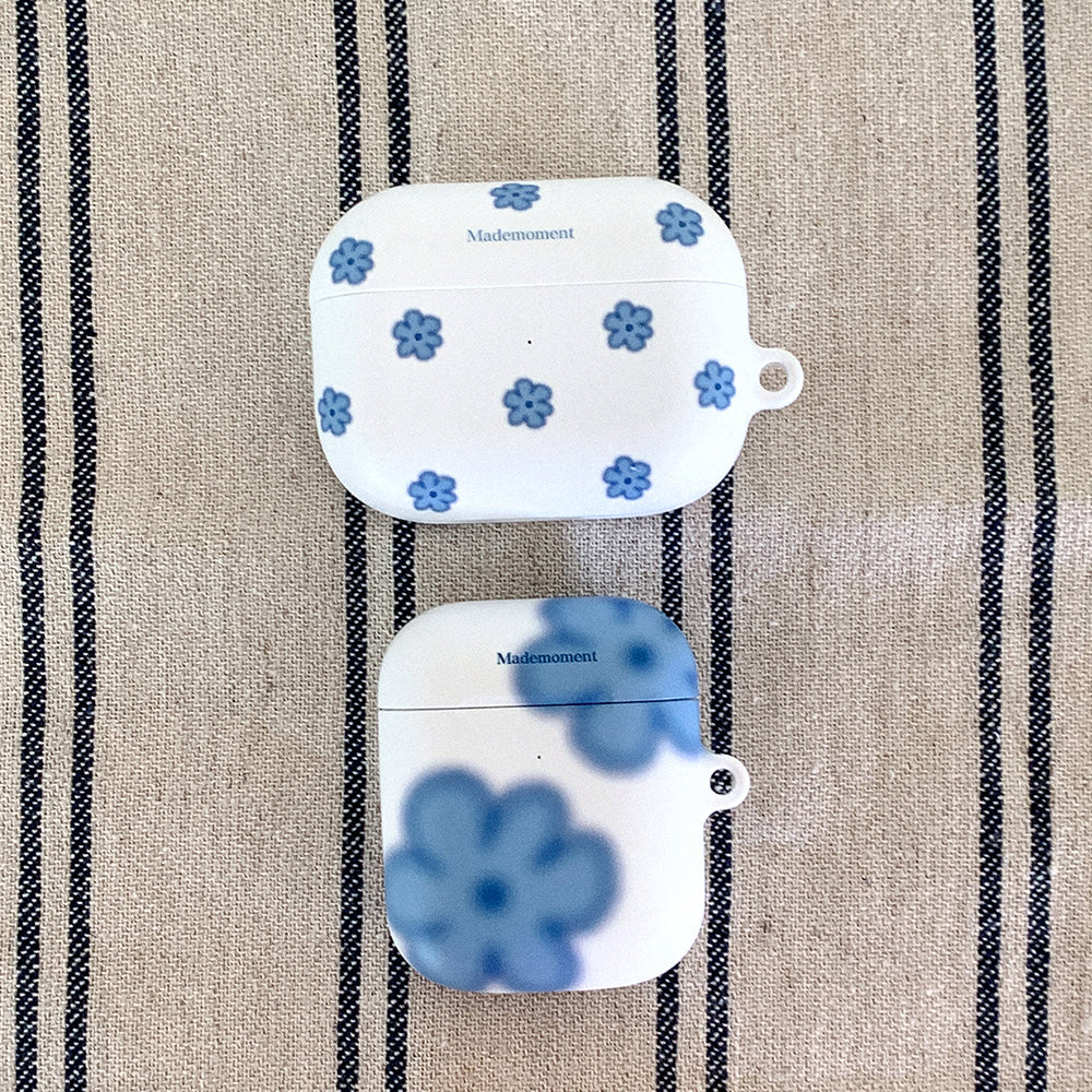 Blue Flower Airpods Case (Hard 硬殼) (2色)