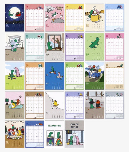 Joguman Studio 2025 Desk Calendar 坐檯月曆 (橫向/直向)