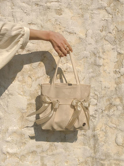 Ovuni Mini Easy Ribbon Bag_Sand beige