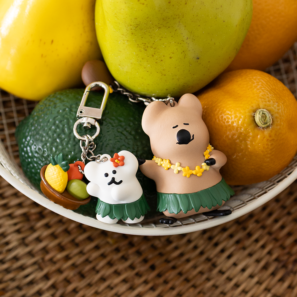 【預訂】Dinotaeng Tanning QUOK & BOBO Keychain 變色鎖匙扣