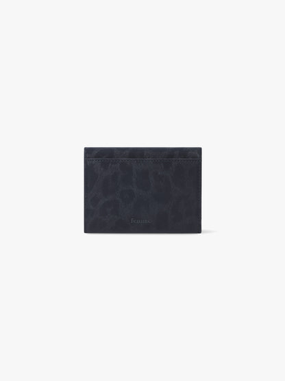 Fennec Triangle Doco Wallet - Leopard Navy