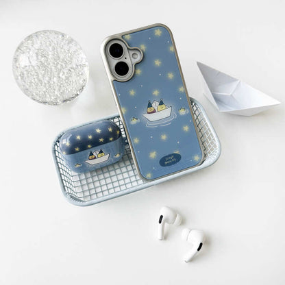 Second Morning Paper Ship Case (Glass Silver Bumper)