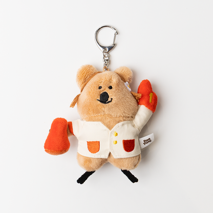 Dinotaeng Quokka Home Run Flatfur Keyring (5款)