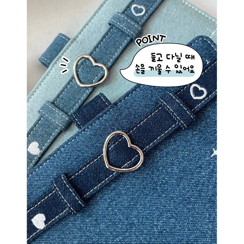 Sooang Studio A6 Denim Diary Cover (6孔)