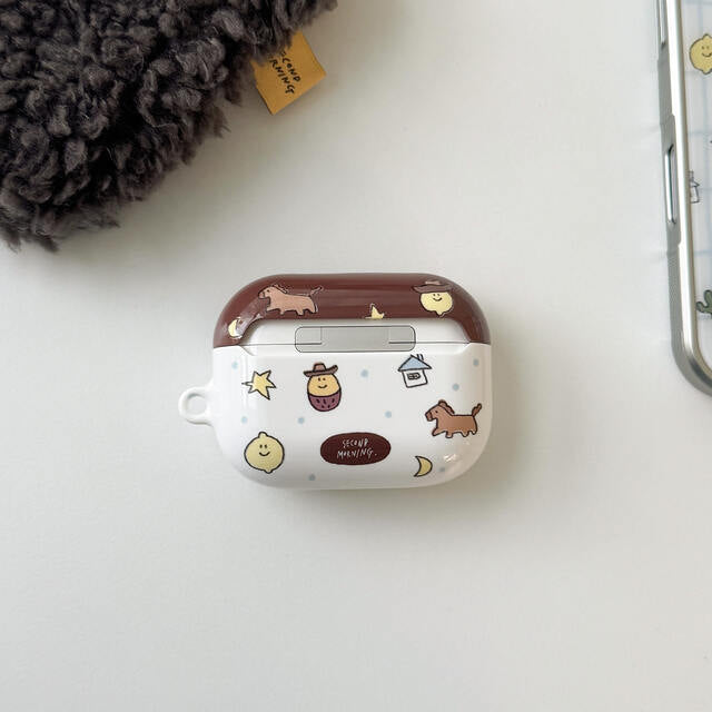 Second Morning 말 많은 세모 Airpods Case