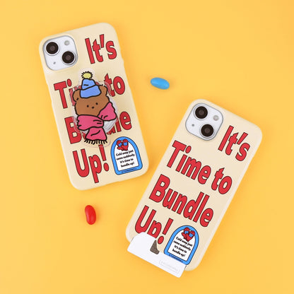 Time To Bundle Up Phone Case (Hard/Card Storage)