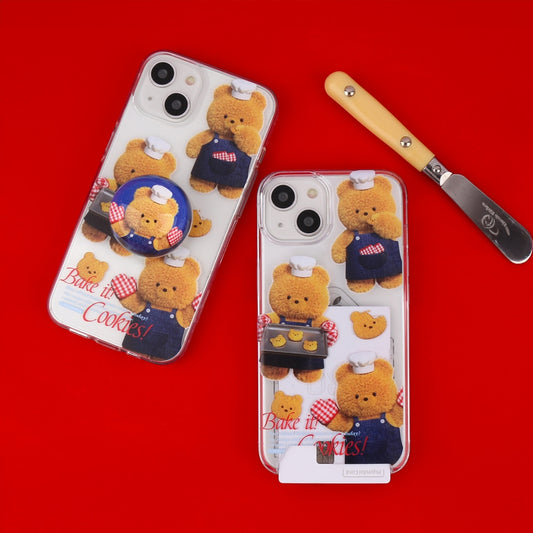 Pattern Cookie Gummy Phone Case (Clear/Tank Clear 透明/透明Tank款)