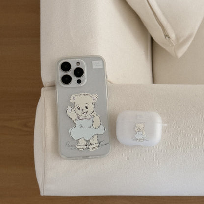 Mademoment Adorable Bear Airpods Case (半透明殼)