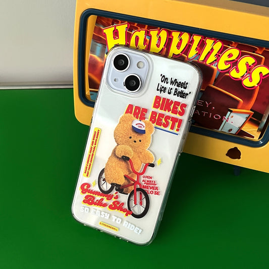 Gummys Bike Shop Phone Case (Clear/Tank Clear 透明/透明Tank款)