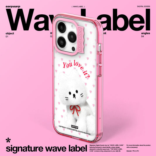 VALENTINE'S LOVE CHICHI-PINK (Wave Label Clear Case)