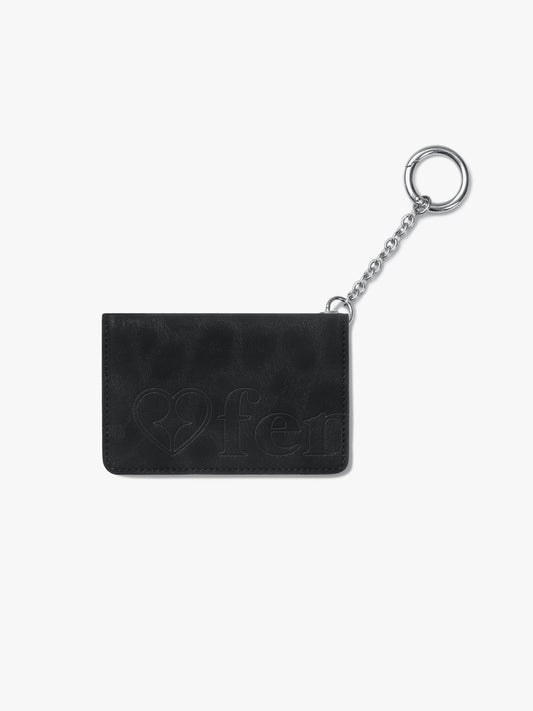 Fennec Soft Card Keyring - Leopard Black