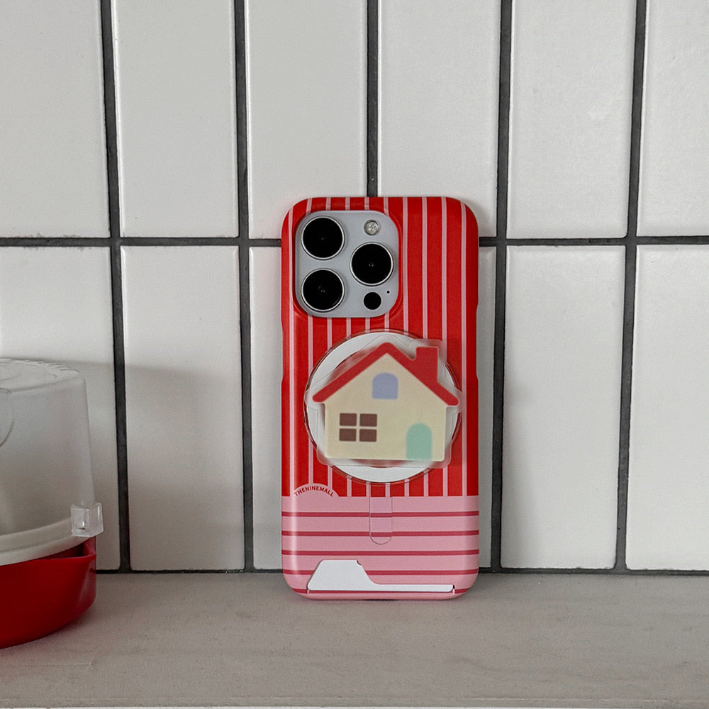【Set】Pajamas Stripe Pattern (Magsafe Card Storage) + Magsafe Tok