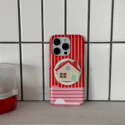 【Set】Pajamas Stripe Pattern (Magsafe Card Storage) + Magsafe Tok