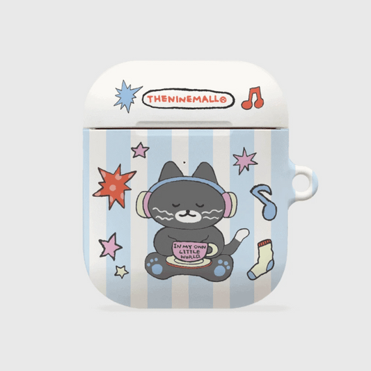 Time Off Hey Cat Airpods Case (Hard 硬殼)