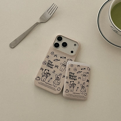 Tiny Happy Things Phone Case (Hard/Card Storage/Magsafe)