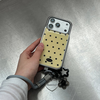 【Set】Star Sprinkle (Silver Bumper Case)+手機繩