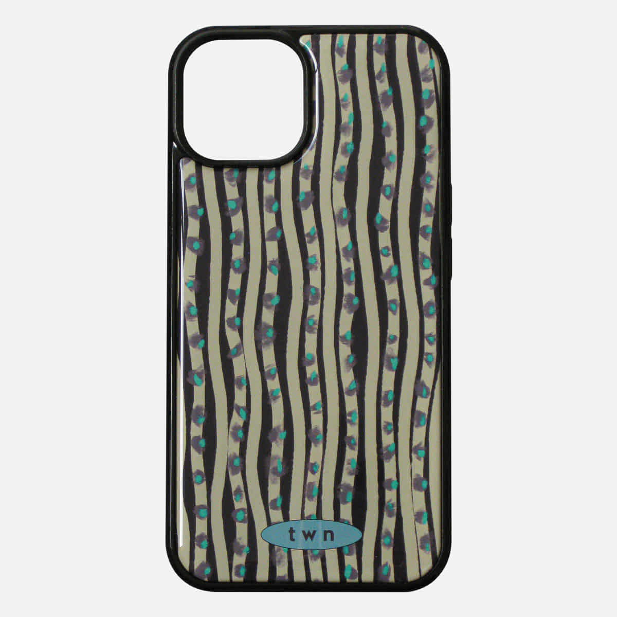 Twiner Wavy Stripe(Khaki) Phone Case (Epoxy)