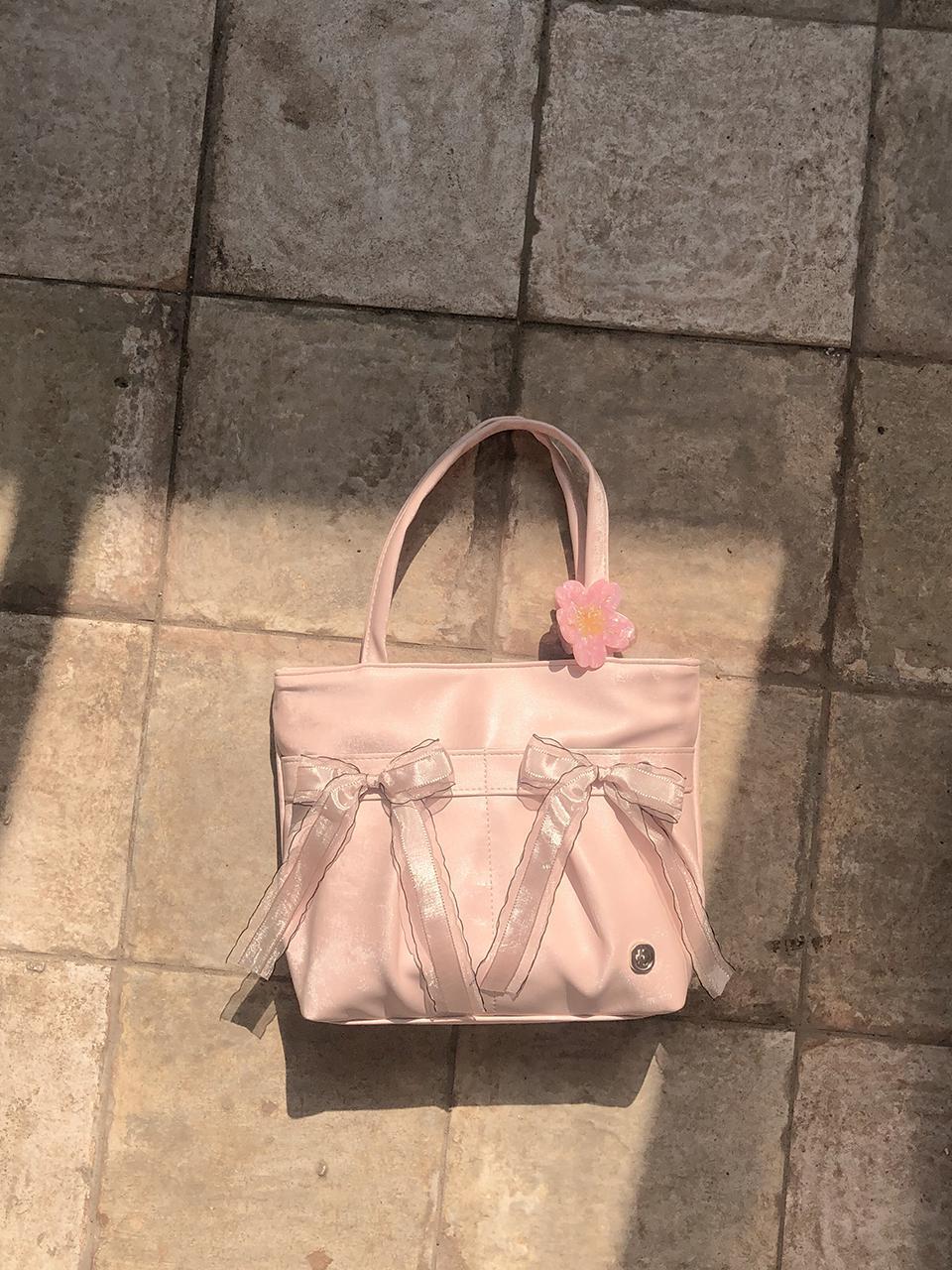 Ovuni Mini Easy Ribbon Bag_Pale pink