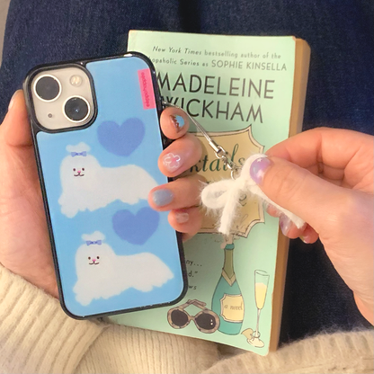 Eppah Skyblue Long Hair Maltese Case (Epoxy bumper/Glass/Magsafe)