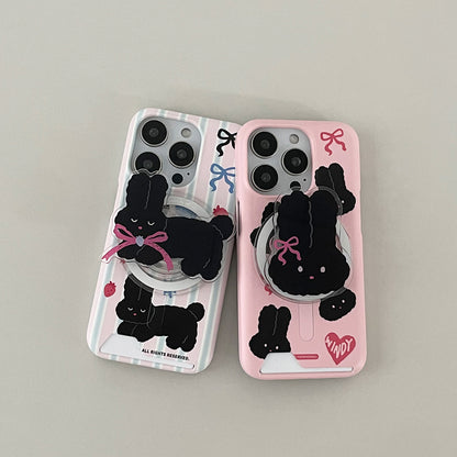 【Set】Pattern Black Windy (Magsafe Card Storage) + Magsafe Tok
