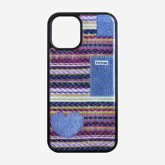 [Pre-order] Twiner Patchwork Jeans Phone Case (Epoxy)