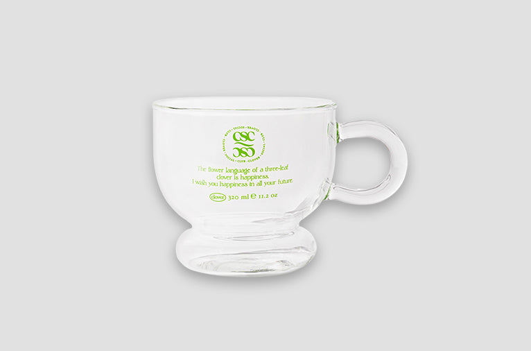 Clover Social Club Language Of Flowers Cup (Blue/Transparent/Green)