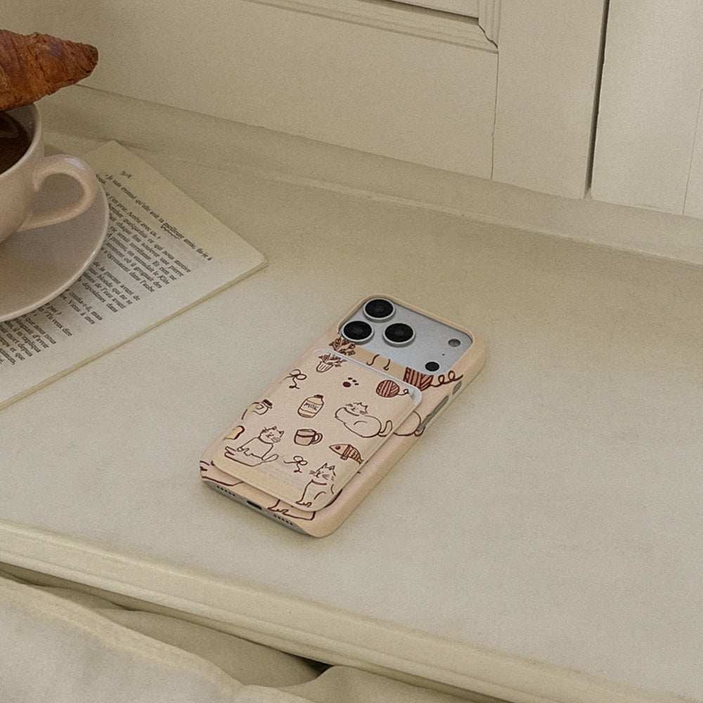 I Like Cat Phone Case (Hard/Card Storage/Magsafe)