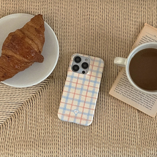 【現貨95折】Mademoment Crayon Check (Yellow) Case (Magsafe Hard) #iphone 17