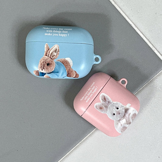 Make Happy Bunny Airpods Case (Hard 硬殼) (2色)