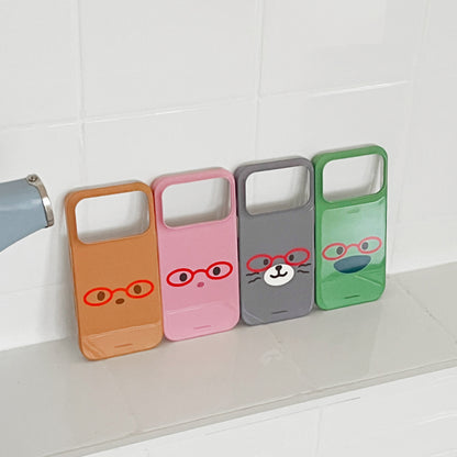 Geek Chic Friends Phone Case (Glossy Hard/Card Storage)