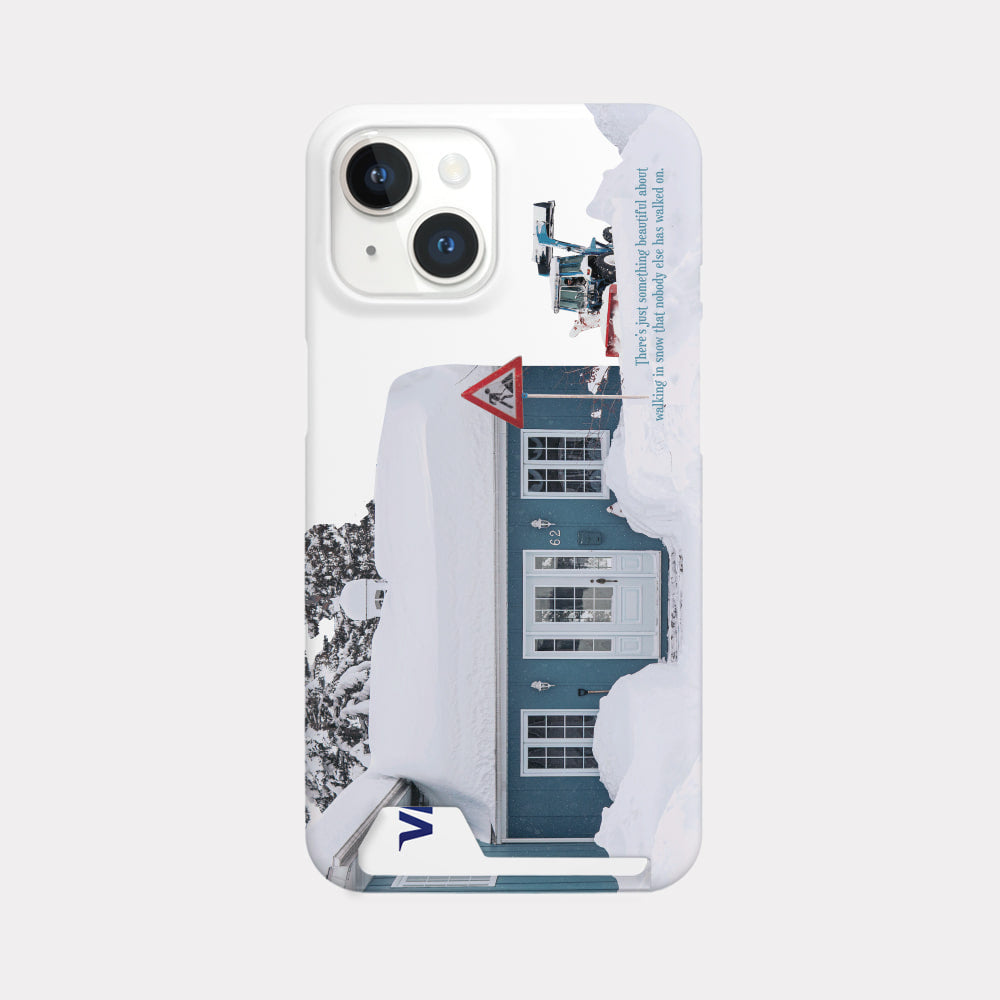 Beautiful Snow Pile Phone Case (Hard/Card Storage)