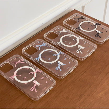 Lily Daily Vintage Rabbit Clear Case / Magsafe Case (4色)