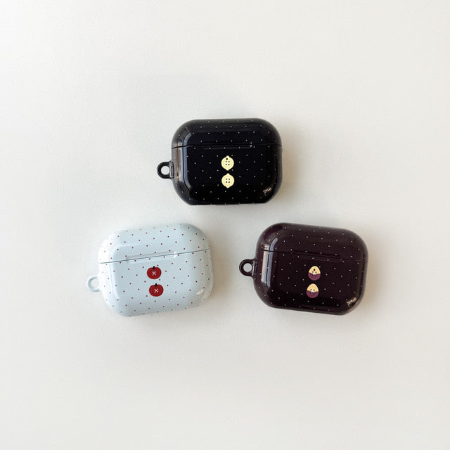 【新上架優惠🍋】Second Morning Dot Button Airpods Case
