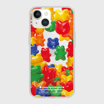 Pattern Balloon Party Phone Case (Clear/Tank Clear 透明/透明Tank款)