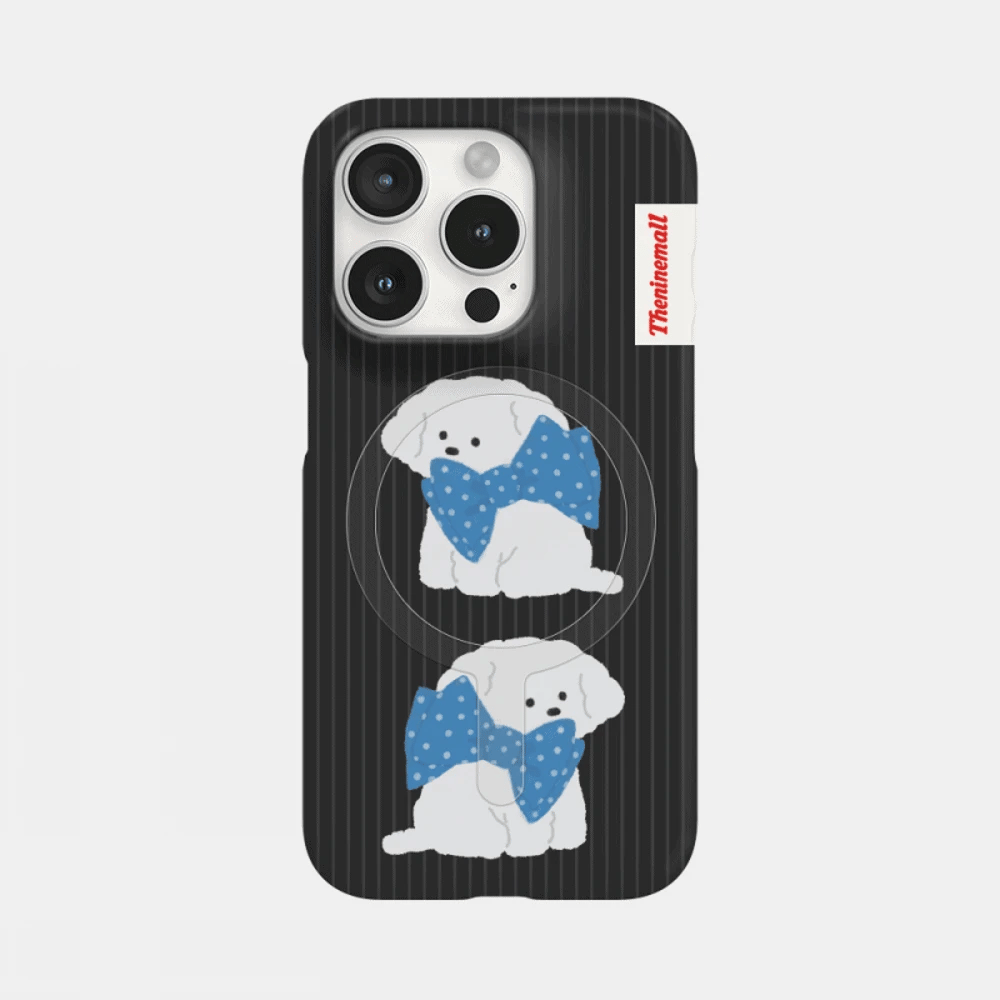 Big Ribbon Ppokku Phone Case (Hard/Card Storage/Magsafe)