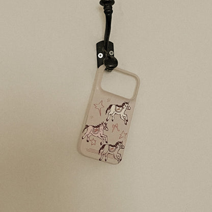 Drawing Horse Phone Case (Hard/Card Storage/Magsafe)