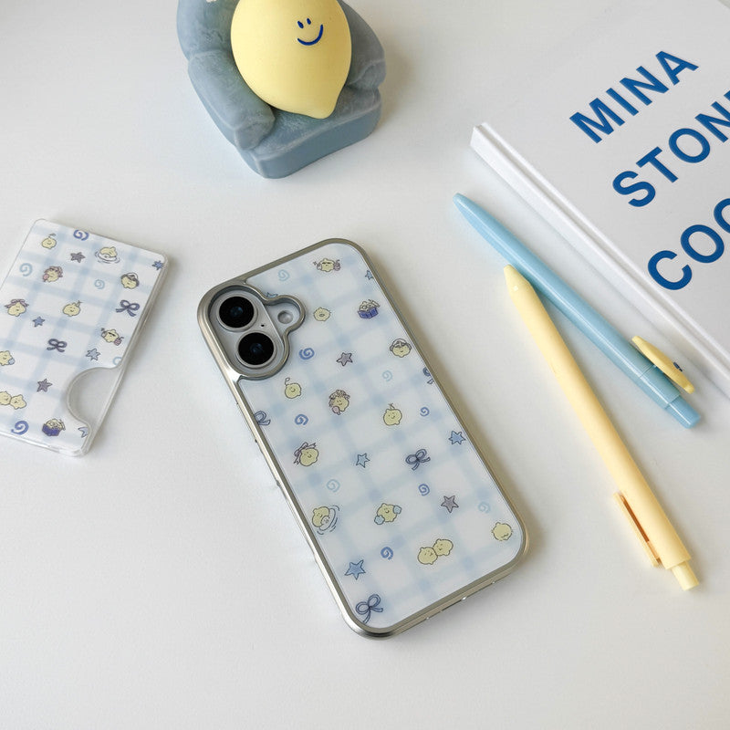Second Morning Blue Lemon Soda Case (Glass Silver Bumper)