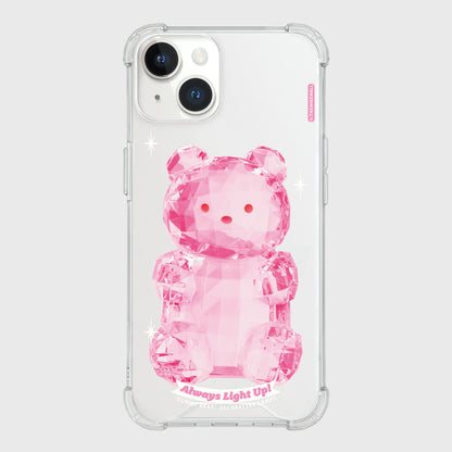 Pink Light Gummy Phone Case (Clear/Tank Clear 透明/透明Tank款)