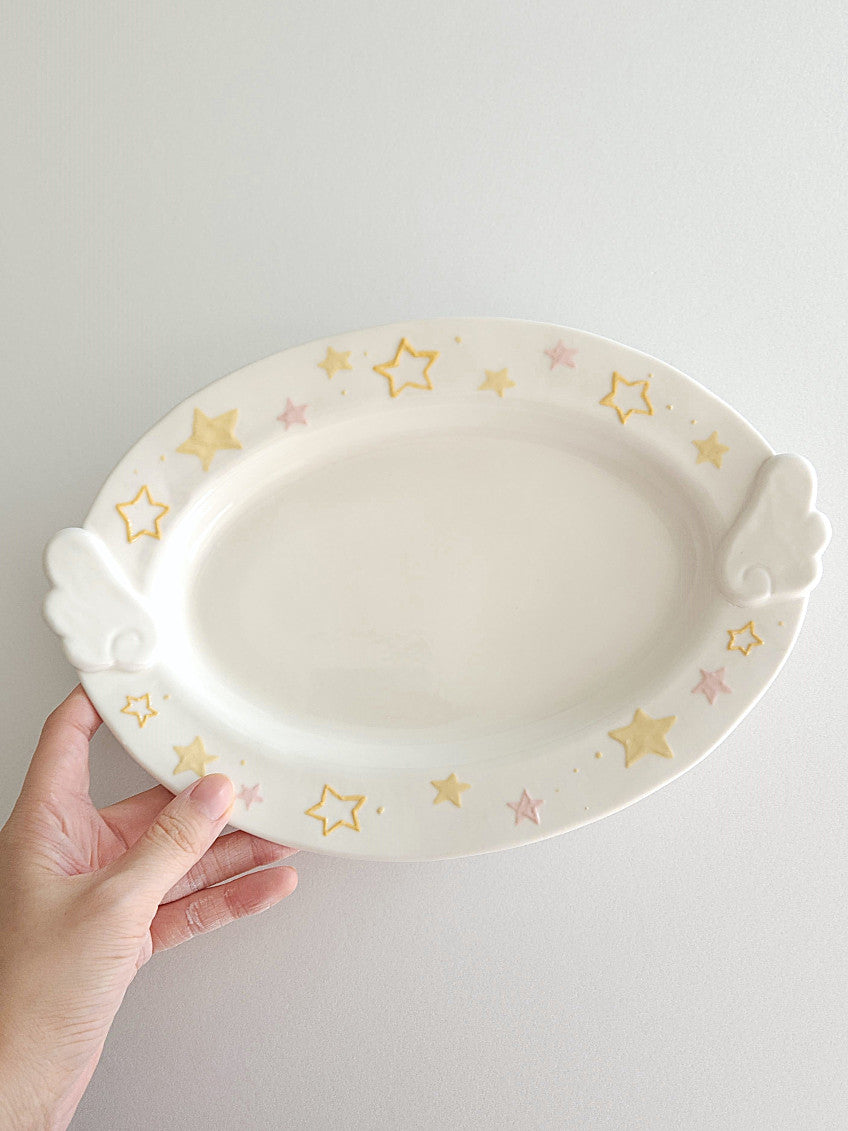 Muimi Pure Wing Ceramic Plate