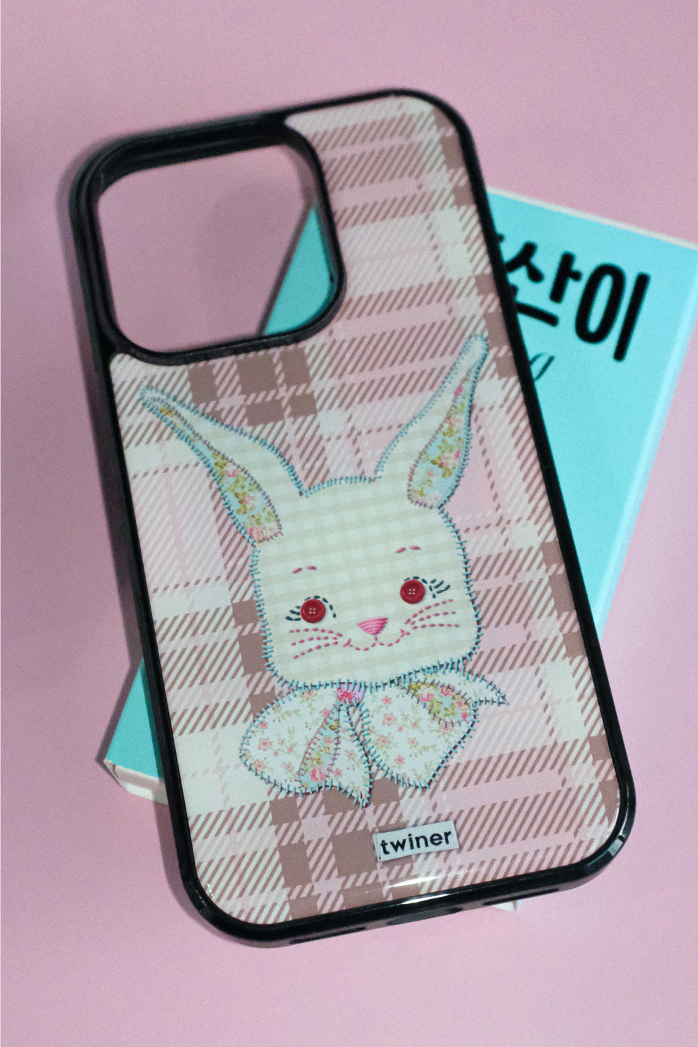 [Pre-order] Twiner Rabbit Patchwork Phone Case (Epoxy)