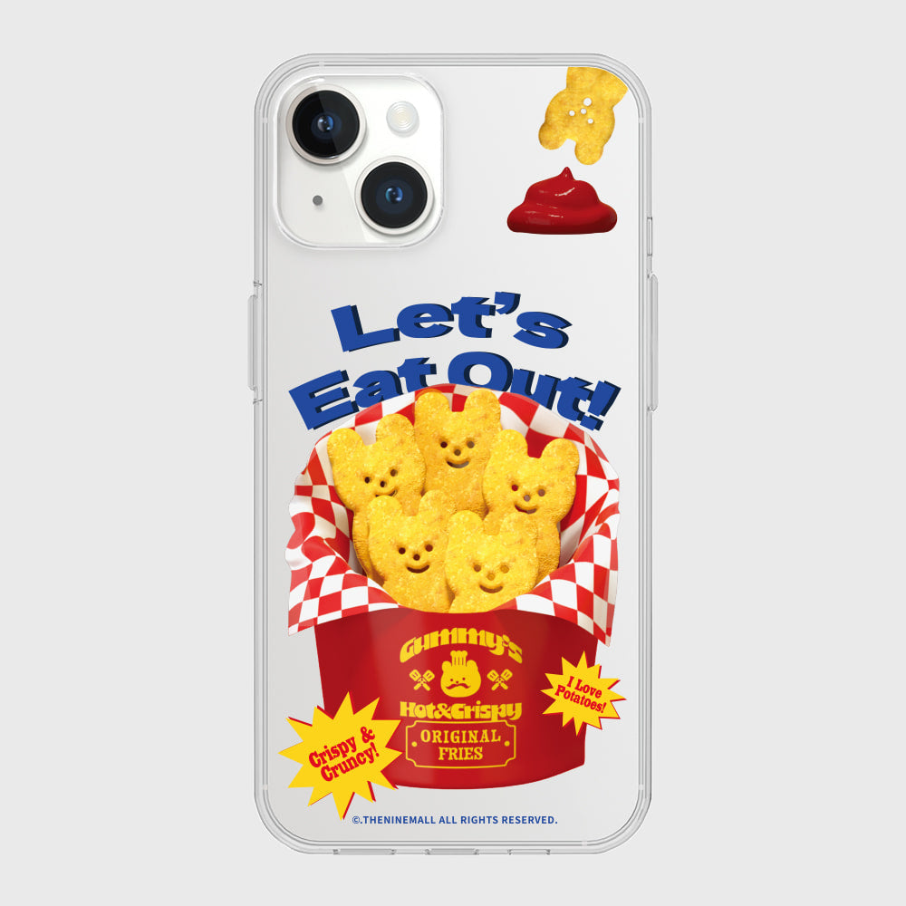 Smile Gummy Fries Phone Case (Clear/Tank Clear/Clear Card Storage)