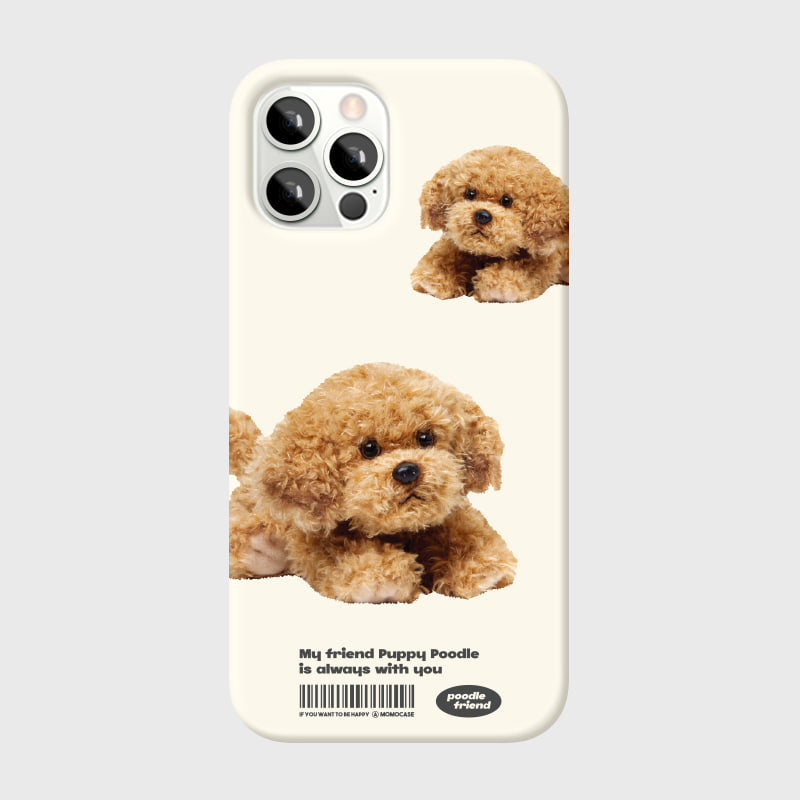 526 Puppy Poodle Phone Case (Hard 普通硬殼)