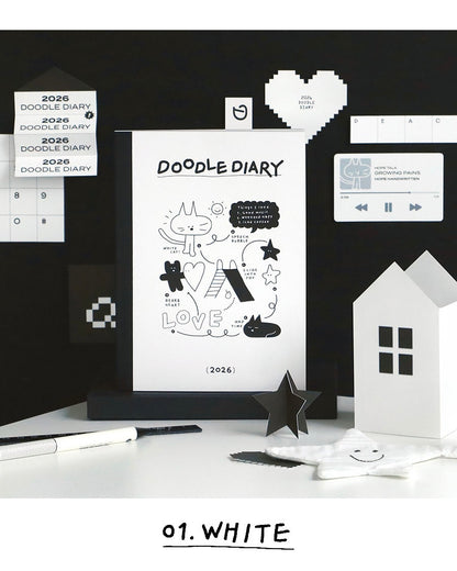 【新上架優惠✍🏻】Iconic 2026 Doodle Diary (4色)
