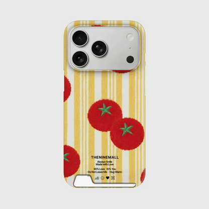 Tomato Beach Towel Phone Case (Hard/Card Storage/Magsafe)