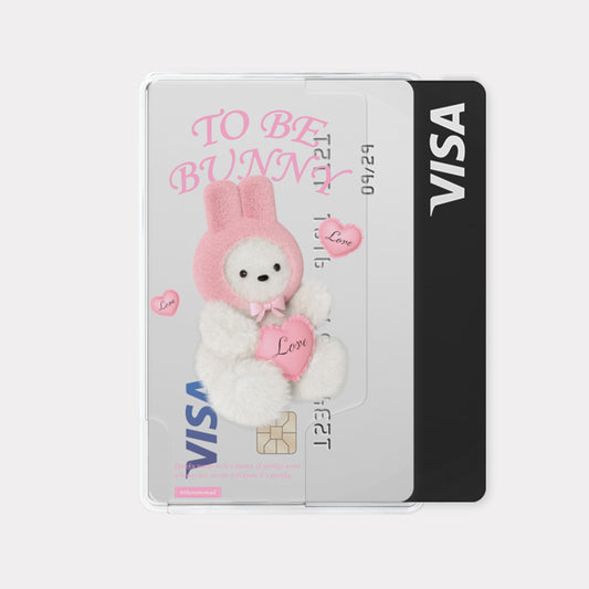 Theninemall Bunny Puppy Magsafe Card Zip