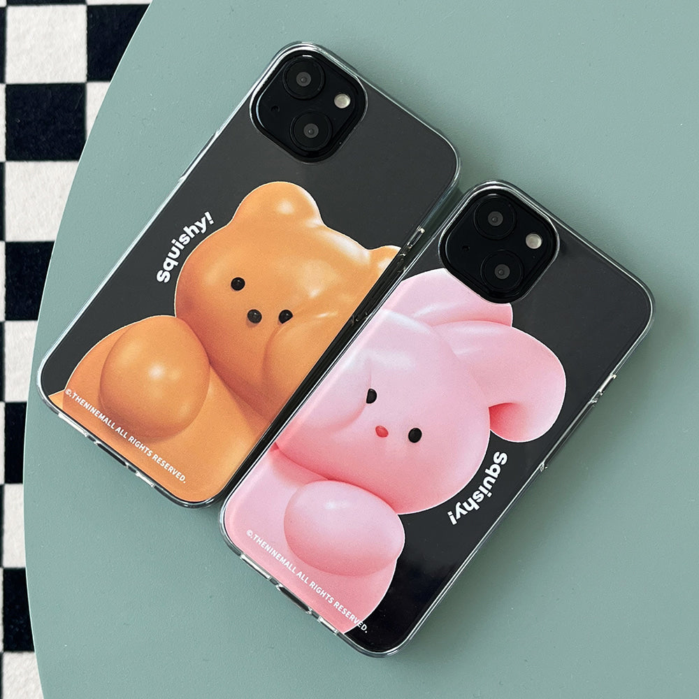 【Set】Squishy Couple Case*2 (透明殼)